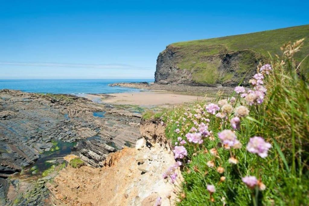 Kallowen Cottage At Crackington Haven, Near Bude And Boscastle, Cornwall Exterior foto